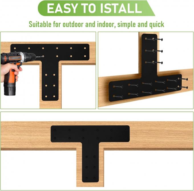 Μαύρη σκόνη επικαλυμμένη δεξιά ακρογωνία για την επισκευή γωνίας για την επισκευή των οικιακών επίπλων 3