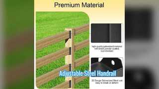 Ρυθμιζόμενα στηρίγματα χειρολισθήρων από χάλυβα