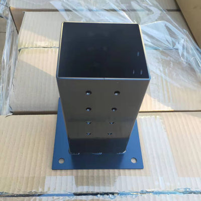 Ανθεκτικές γωνίες πέργκολας 4*4 από ανθρακούχο χάλυβα, κιτ βάσης στύλου