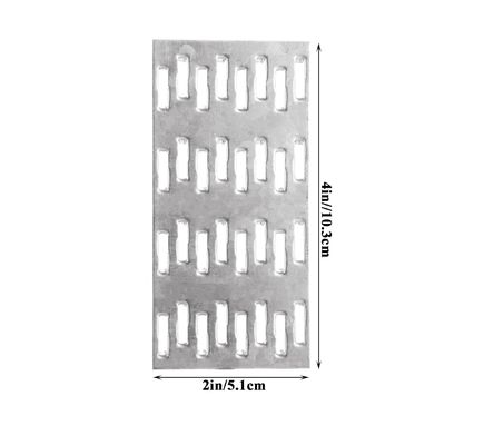 Πλακέτα προεξοχλούμενου θραύσου Πλακέτες επίπεδης επισκευής Φαλακτόδεσμος Φαλακτόδεσμος Φαλακτόδεσμος Ζυγισμένο χάλυβα 1Mm Σφίξιμο Δόντια νυχιών ύψος 8mm Για στέγες Φαλακτόδεσμοι ξύλου Συνδέσεις